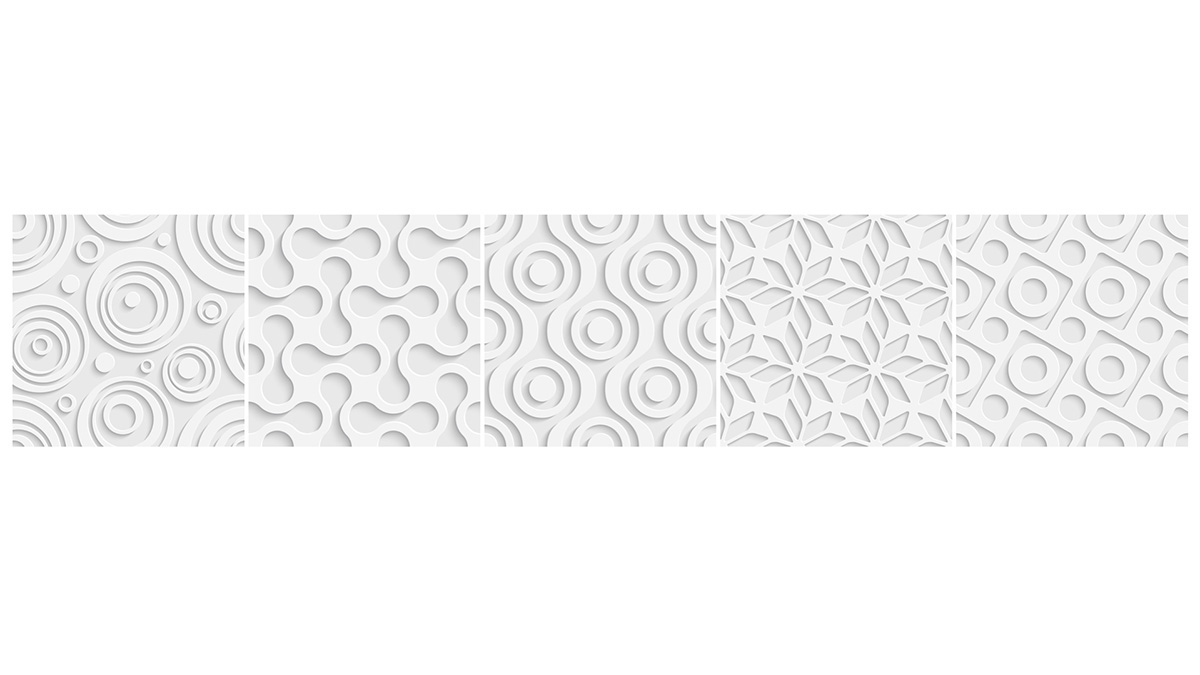 Trasera decorativa blanca