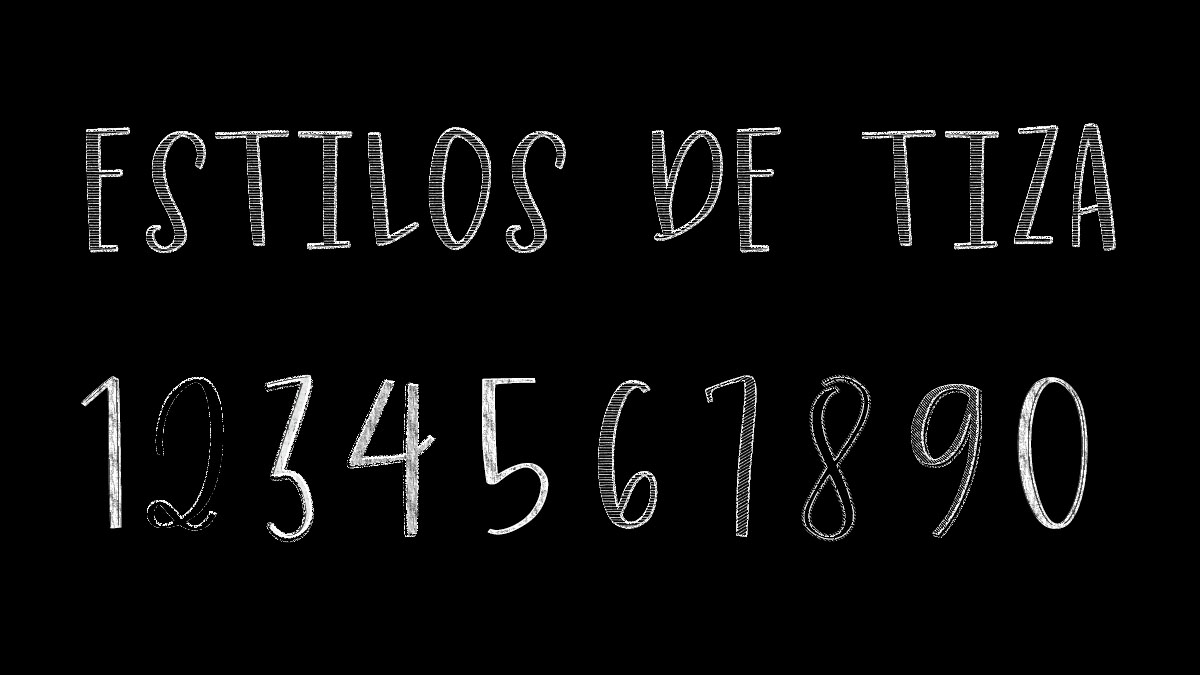 Estilos de Tiza