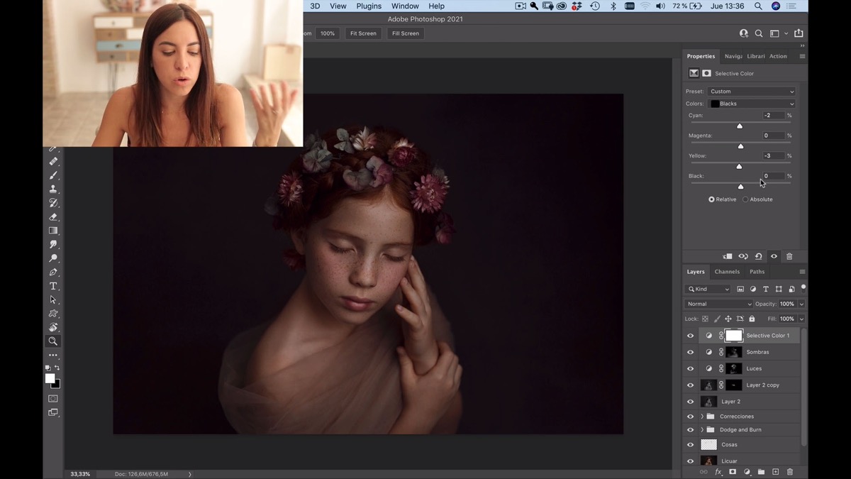 Edición en Photoshop con Alba Soler