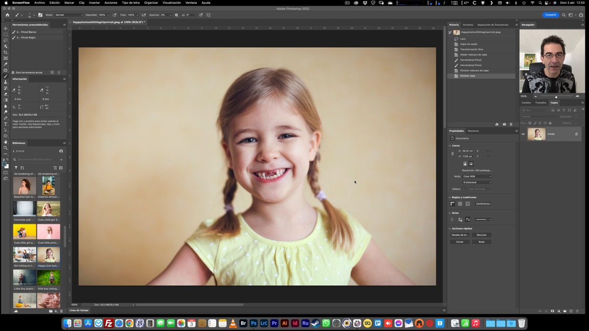 Como colocar dientes en Photoshop