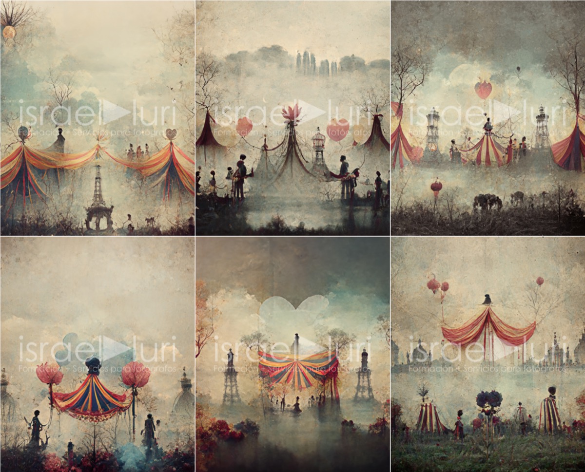 Pinturas en acuarela de circos: añade creatividad y diversión a tus proyectos
