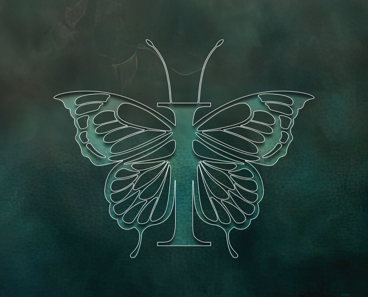 monogramas mariposa png svg